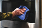 The Rag Company - Dry Me A River - Professional Korean 70/30 Blend, Microfiber Waffle-Weave, Drying & Detailing Towels, Soft Suede Edges, 390gsm, 16in x 24in, Royal Blue (3-Pack)
