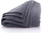 WORK STUFF Gentleman 5-Pack | Microfiber Car Detailing Towels (Grey)
