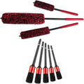 Multifunctional Tire Wheel Detailing Brush Set - Easy Car Wash Tools for Rims and Tires(Full Brush Set)