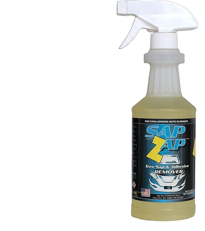 Tree Sap Adhesive Remover Car Cleaner, Yellow, 16 oz