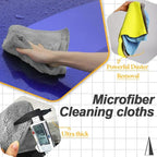 Car Wash Drying Towels, 450gsm Ultra-Thick Absorbent Lint-Free Extra Soft Microfiber Rags for Car Detailing, Interior & Exterior Cleaning Cloths, 16in x 16in - Microfiber, Grey, 12 Packs