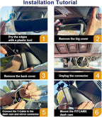 Fitcamx Front 4K+Rear 1080P Dash Cam Adapts for RAM 1500 (Model A) 2019 2020 2021 2022 2023 2024 Rebel Big Horn Laramie, OEM Look, Dual Loop Recording, WiFi & APP, G-Sensor, Easy to Set, 128GB Card