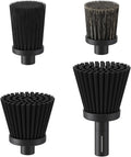 4 PCS Replacement Brush Heads for Fanttik Flip G10 Nano HomeCare & AutoCare Cordless Electric Spin Scrubber, Accessories for Steering Wheel, Door Handles & Frames, seat Belts