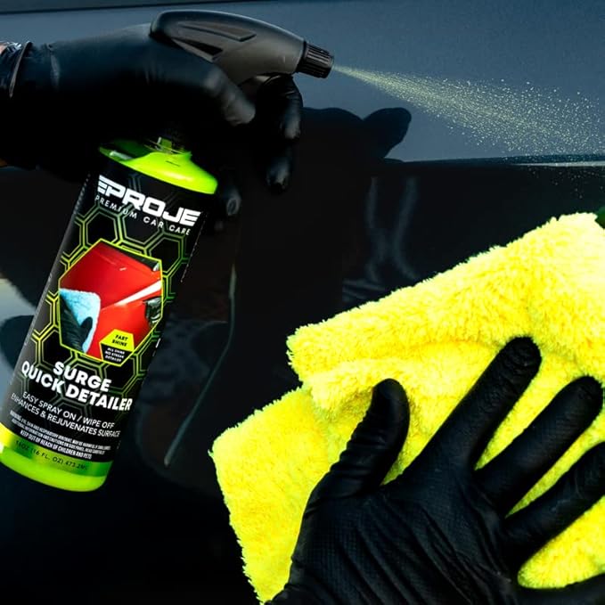 PROJE' Surge Quick Detail Spray for Quick Sealant Protection and Deep Shine Result Car Care
