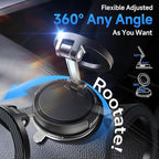 Car Phone Holder for Magsafe [96+LBS Strongest Suction & Magnetic] 360° Adjustable Car Phone Mount, Phone Mount for MagSafe Cell Phone Holders for Your Car,Mount for iPhone & Android (Black)