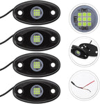 PRETYZOOM 9W LED Light Kit for Cars and Trucks Universal Automotive Ambient Lighting Waterproof RGB Color Options Easy Installation