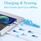 iPhone Charger Fast Charging,Fast Charger iPhone 20W PD 6FT USB C Wall Plug Type C i Phone Fast Charging Power Adapter Lightning Cable Cord for Phone 14 ProMax/13 Mini/12/11/XS/Max/XR/X/8 Plus/SE,iPad
