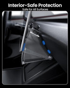 REEVAA Upgraded Tesla Model Y Hidden Under Screen Storage Box for Model Y 2020-2026 (Fit New Model Y Juniper) [One-tap Open & Stable Installation] Model Y Accessories, Center Console Organizer Tray