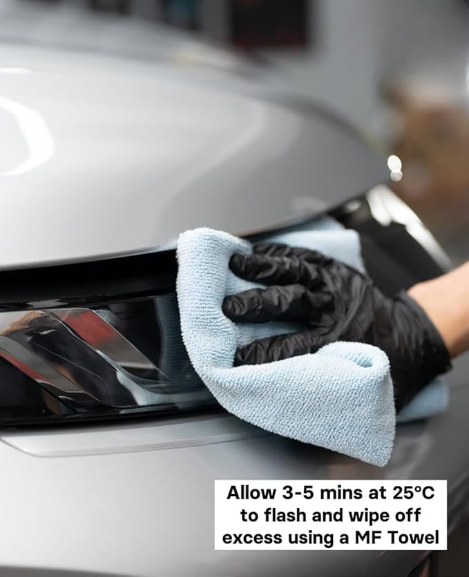 CARPRO CQUARTZ DLight - UV Ceramic Coating for PPF, Headlights, Plastics & Paint - Prevents Yellowing, Fading & Cracking - Maintains Gloss, Prevents Discoloration, Ensures Surfaces Stay Vibrant - 50ml