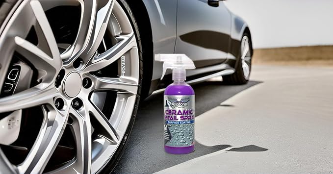 Gliptone Ceramic Detail Spray, Surface Coating, 3 in 1 Detailer (16 Fl Oz)