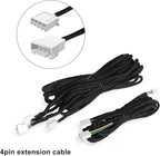 2PCS Dreamcolor Acrylic Interior Car LED Strip Light Extension Wire, which fit for Dreamcolor Main Controller Connects and sub-Controller kit (not Including), Not fit dreamcolor 1 Lights