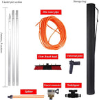 Rotatable Solar Panel Cleaning BrushLong Handle for Easy Window Glass Shower & Windshield CleaningEfficient and Durable Solar Panel Maintenance Tool