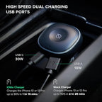 iOttie Aivo Boost Alexa-Built In Car Charger, USB-C PD / USB-A QC, Fits Apple, Android, Google Devices