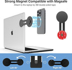 Laptop Phone Mount Magnetic Phone Holder for Monitor for MagSafe iPhone 17 16 15 14 13 12 & All Phones Phone Side Mount Adapter for Computer Monitor Display for Tesla, Phone Laptop Bracket Accessories