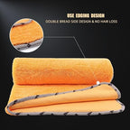 SPTA Drying Towel, Car Wash Drying Towel for Spotless Shine, Highly Absorbent, Scratch Free Large Microfiber Towel for Car wahing, 29.1 x 35 inch, Orange-MT031