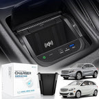 Wireless Car Charger for Mercedes-Benz GLA GLB CLA A-Class B-Class 2013-2019, OEM Custom Fit with 27W USB-A & Type-C Wireless Fast Phone Charging Pad for Mercedes-Benz Interior Accessories