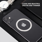 Magnetic Wireless Charger Universal Metal Rings - 5 PCS,for MagSafe-Compatible Charger on iPhone 14/13/12 Pro/Max/Mini Case and Samsung Galaxy (White - 5pcs)