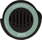 Pura Car Scent Refill - Fragrance for Pura Car Diffuser - Clean & Safe Luxury Diffuser Scent - Long-Lasting Fragrance for 30 Days of Aroma - Linens & Surf