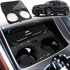 Wireless Car Charger for BMW X5 X5M X6 X6M 2019-2022, 15W Qi Fast Charging Phone Charger Pad for BMW G05/G06 Center Console Accessory, Gift for BMW Owners(Support Original Car Without NFC)