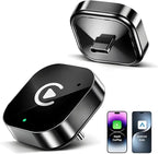 USB C Wireless CarPlay & Android Auto Adapter, Wired to Wireless Dongle | Plug & Play Compatible with iPhone & Android Smartphones.