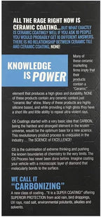 C6 Carbon Infused Automotive Paint Detailer Hardest Durable Protection and Shine for All Vehicles from UV, Acid Rain, Road Salt, Scuffs 16 oz. (C6D016)
