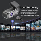TOPOPFIRES Dash Cam Front and Rear,4K 60fps +1080P Dashcam,Dual Lens Dashcams for Cars with WiFi, Night Vision, 24H Parking Monitor, Loop Recording, G-Sensor, WiFi App Support,64GB Card Included
