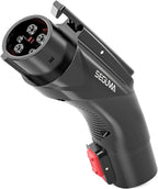 EV Charging Adapter for Tesla to J1772, Up to 60Amp with Safety Lock, IP65, Portable J1772 Tesla Adapter, Compatible with Tesla Mobile Charger Wall Connector Destination Chargers for All J1772 EVs
