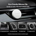 LECELORA Luxury Car Vent Air Freshener, Auto Leather Aroma Diffuser Waterless Car Fragrance, 6 Refillable Scents with 180 Days Free, Elegant Gift for All Holidays-Coco Nuage