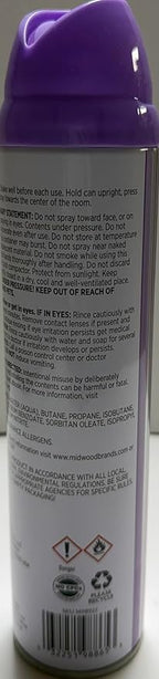 Wizard Homelin Great Scents Air Freshener smoke odor eliminator, 8 oz Odor Neutralizer Wizard The Magic of Fresh Air Freshener Serene lavender (Pack of 4)