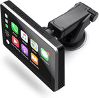 Car and Driver INTELLIDASH with Apple Carplay and Android Auto, 7'' IPS Touchscreen Multimedia Player with Bluetooth, Mirror Link, SiriusXM, Google, Siri Assistant Dash or Windshield Mounted