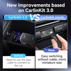 CarlinKit CarPlay Wireless Adapter MiNi SE 2026 - Auto Connect Online Update for iPhone, Apple CarPlay Wireless Adapter Convert OEM Wired CarPlay Cars, Plug & Play Dongle