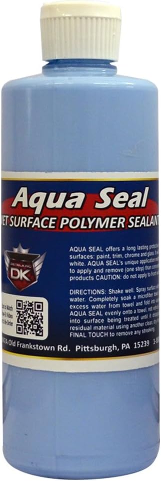 Detail King Aqua Seal - Express Car Paint Sealant - Paint Protectant - Hydrophobic - Safe On All Surfaces - 32 oz