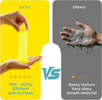 ASFSKY Keyboard Cleaning Gel (Lemon) Universal Cleaning Putty Dust Cleaning Car Interior Cleaner Car Dust Remover Car Slime Gifts for Men Women Girl（1 Pack）