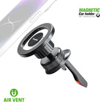 Esoulk Vent Magnetic Phone Holder, MagSafe-Compatible Phone Mount with Car Air Vent Clip, Strong Magnetic Car Mount for iPhone, Compact Car Cell Phone Holder Vent Accessories