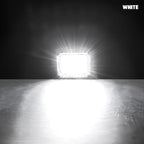 6Pods White Rock Lights 24 LEDs Chips Neon Trail Rig Lamp Underglow Lighting for Cars Trucks SUV ATV (White)