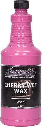 Lane’s Cherry Wet Wax- Car Wax, Automotive Clear Coat, Car paint Protection Solution- High Gloss Finish, Durable Protection, Easy Application, E-328, Size- 32 Oz