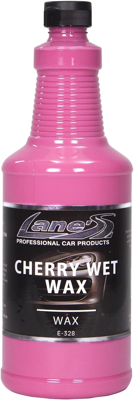 Lane’s Cherry Wet Wax- Car Wax, Automotive Clear Coat, Car paint Protection Solution- High Gloss Finish, Durable Protection, Easy Application, E-328, Size-16 Oz