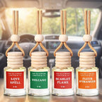 4 Pack Air fresheners | Long lasting car air fresheners, Hand-made in USA | Small room diffuser | Small Business Woman Owned. (8 ml Delightful & Elegant Pack Mix)