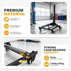 Yeeoy Rolling Wheel Detailing Stand, Heavy Duty Wheel Cleaning Stand, Portable Tire Car Detailing Roller with 3-Way Rotating Rollers for Cleaning, Ceramic Coating, Applying Tire Shine & Car Wheel Wash