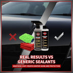 Renegade Products Graphene Wash & Protect Kit – Wash & Coat System with Microfiber Towels – Adds Gloss, UV Protection & Hydrophobic Shield