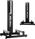 Maxshine Wheel Rim Detailing Rolling Wheel Stand (WS01) - 23”L x 14”W x 36”H, 360° Tire & Rim Detailing, Ceramic Coating, Tire Shine, Wheel Wash & Roller Stand - Black