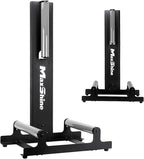 Maxshine Wheel Rim Detailing Rolling Wheel Stand (WS01) - 23”L x 14”W x 36”H, 360° Tire & Rim Detailing, Ceramic Coating, Tire Shine, Wheel Wash & Roller Stand - Black