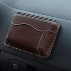 Car Side Pocket Organizer, Auto Seat Pockets PU Leather Pen Phone Holder Tray Pouch Used for Car Door, Window, Console, Seat -Fits to Organize Document, Registration, Notepad, Gadgets, Pen