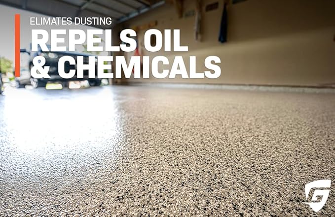 Ghostshield Polyaspartic 930-2 Gallon Kit - Fast Cure Topcoat Coating for Flake Floor Systems in Garage Floors and Warehouse Floors - Covers up to 300-400 Square Feet