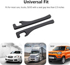 Car Seat Gap Filler Set of 2, Premium Interior Car Accessories, Multifunctional Car Storage Solution with Non-Slip Design, Fits Most Vehicles (Blacker)