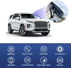 Fitcamx 4K Dash Cam Suitable for Hyundai Palisade 2020 2021 2022 (Part No#S8000) Limited SE SEL Calligraphy, OEM Look, UHD 2160P Video, Loop Recording, WiFi & APP, G-Sensor, Easy to Set, 64GB Card