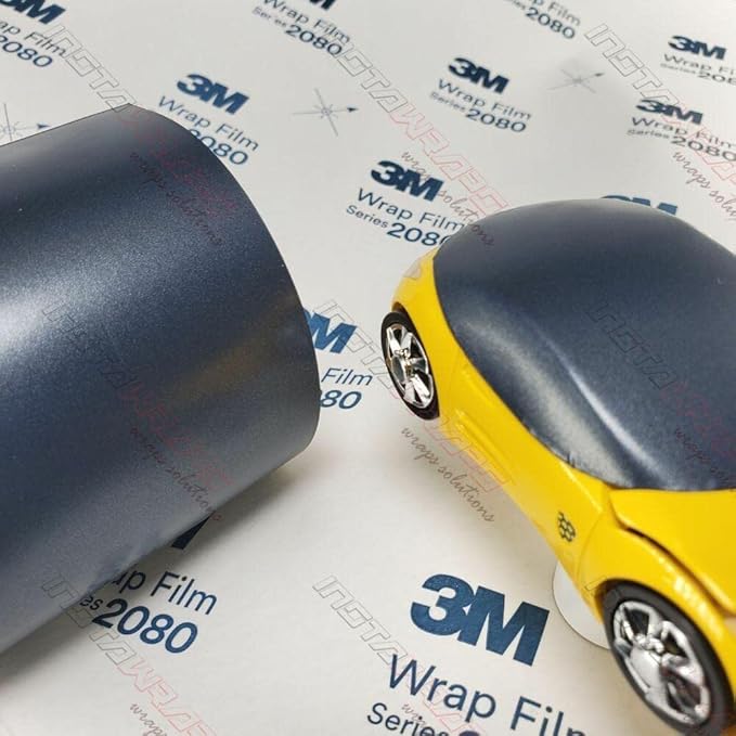 3M Car Wrap Roll 2080 Satin Thundercloud | S271 | (5ft x 15ft (75 Sq/ft)) | Automotive Vinyl Wrap for Cars - Car Interior Wrap & Exterior | w/Free Instawraps Pro Glove