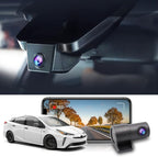 Fitcamx Front 2K+Rear 1080P Dash Cam Adapts for Toyota Prius 2018-2022 4th Gen/XW50, Part No#86466-47021, OEM Style, Dual HD Video, WiFi & APP, Loop Recording, G-Sensor, Easy to Set, 64GB Card