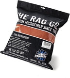 The Rag Company - Eagle Edgeless 500 (4-Pack) Professional Korean 70/30 Blend Super Plush Microfiber Detailing Towels, 500GSM, 16in x 16in, Red