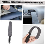 PRETYZOOM 2pcs Car Vent Brush Cleaner Tool Mini Soft Bristles Detailing Brush for Automotive Air Conditioner Vents Safe for Scratch Cleaning Tight Spaces